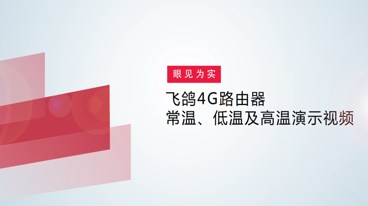 尊龙时凯飞鸽4G路由器常温、低温及高温演示视频